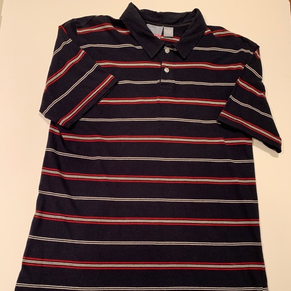 MEN’S AEROPOSTALE STRIPED POLO TEE. - Picture 1 of 8